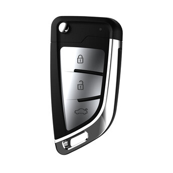 Xhorse VVDI Key Tool VVDI2 Flip Remote Key 3 Silver Buttons Knife...