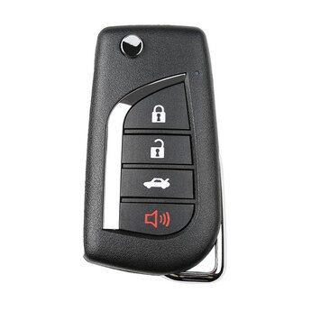 Xhorse Flip Remote Key Wire Universal 4 Buttons Toyota Type XKTO1...