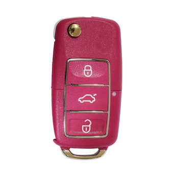 Face to face 3 Buttons Adjustable Copier Remote Key Pink Color...