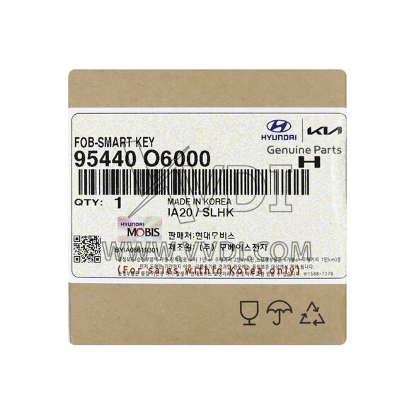 VD2431-Hyundai Casper 2022 Genuine Smart Remote Key 95440-O6000 | VVDI