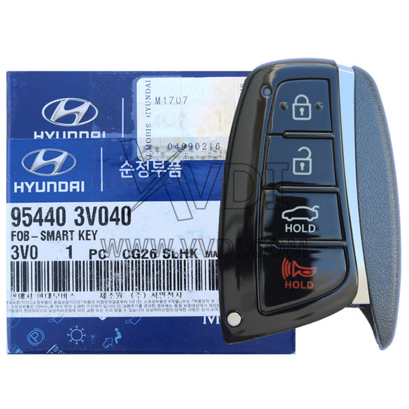 Hyundai Azera 2017 4 buttons 433MHz Genuine Smart Key Remote 954403V