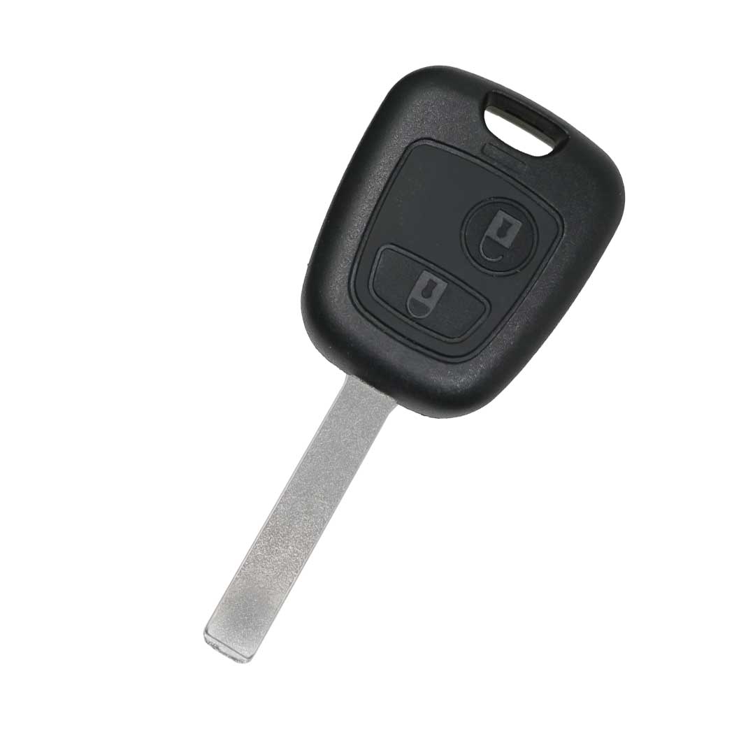 Citroen 2 Buttons Flip Remote Key Cover with battery