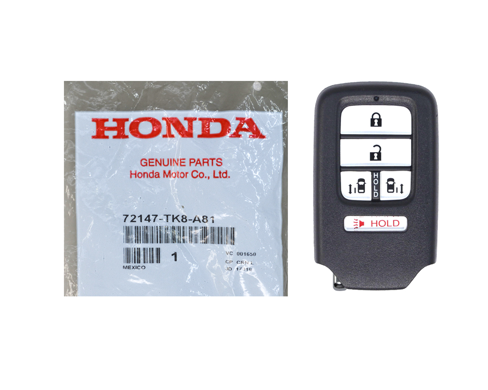 Honda Odyssey 2014 2017 5buttons 315MHz Genuine Smart Remote Key HITAG