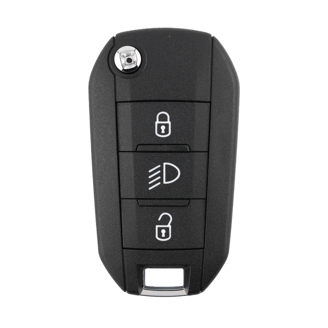 Key Cover for Peugeot Flip key Fob Car Remote Case 3 Button