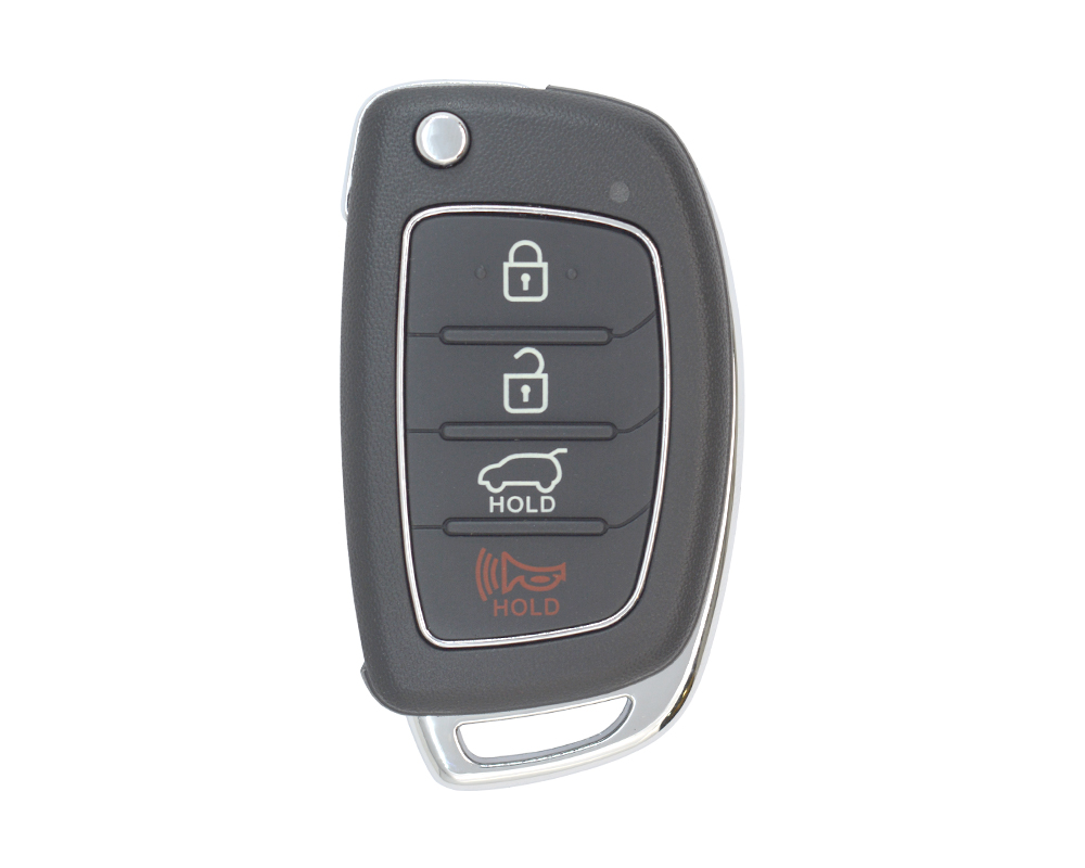 Hyundai Santa Fe 2013 2015 4Buttons Flip Remote Key Cover