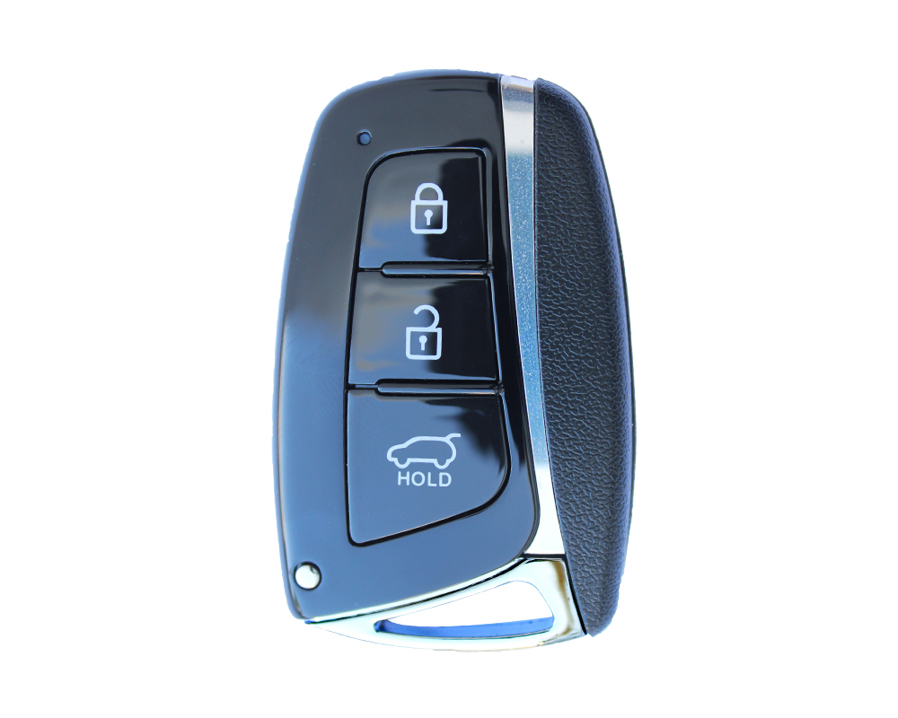 Hyundai Santa Fe 3 Buttons Smart Key Remote Cover with Blade