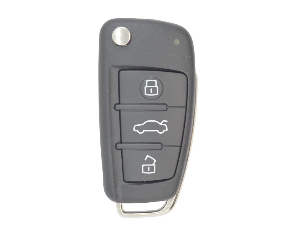 Audi Q7 A6 Genuine 3 buttons 433MHz Flip Keyless Go Remote Key Megamos