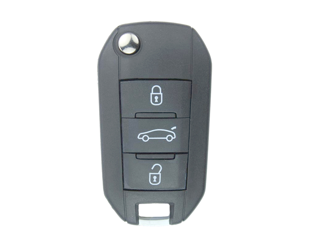 Peugeot 508 3 buttons Flip Remote Key Cover