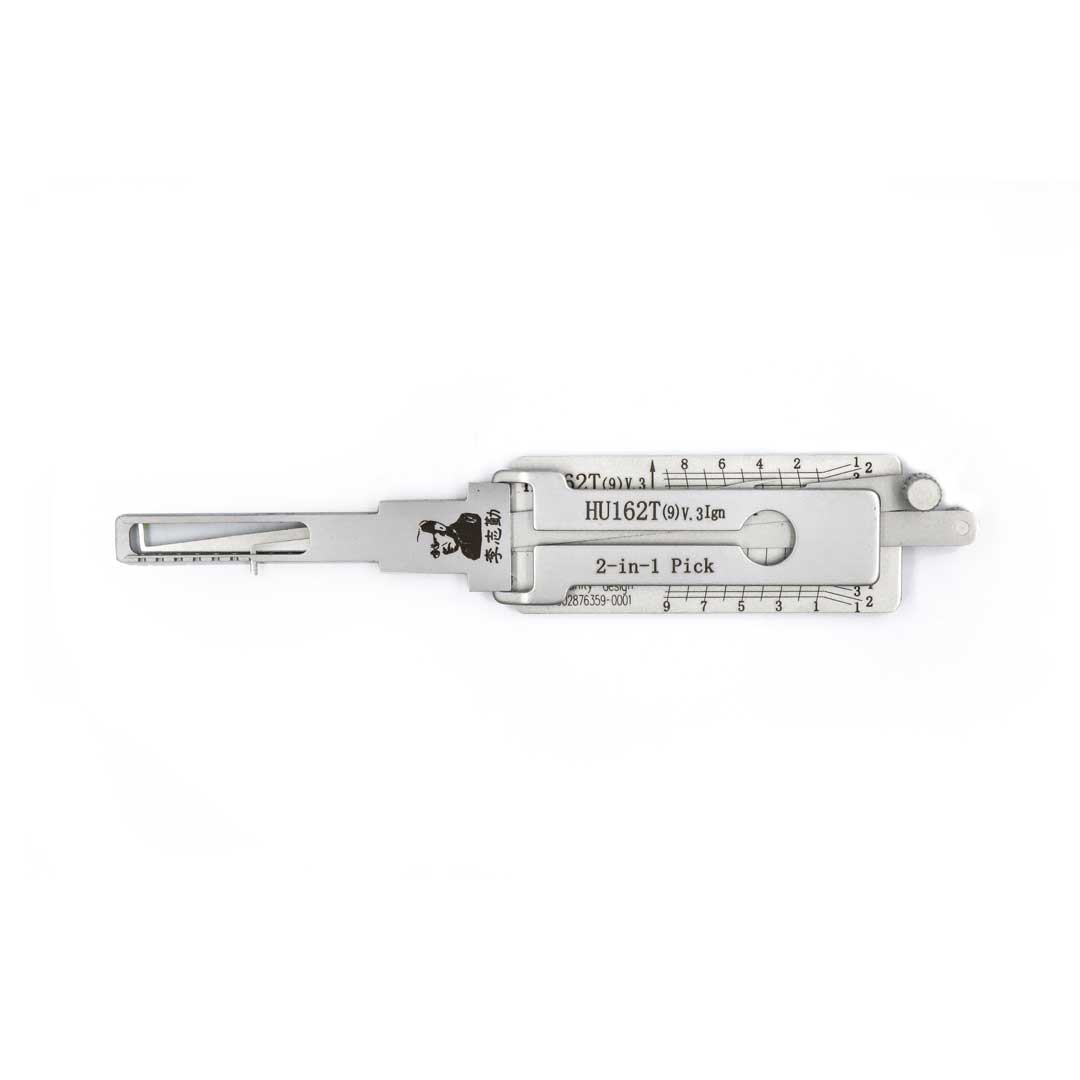 VD16697-Original Lishi HU162 (VAG2015) -9 CUT IGNITION ONLY-ANTI GLARE ...