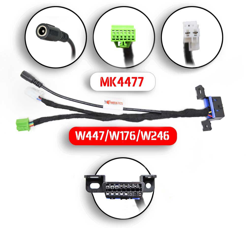 Mercedes W447 W176 W246  EIS ESL Testing Cables Reading Password High Quality Works With Abrites, VVDI MB Tool, CGDI MB And Autel