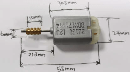 Motor for Peugeot Door Lock Actuator speed: 14000rpm